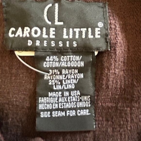 NWT Carole Little Pebble Beach Texture Maxi-Dress  Size 4 - Picture 8 of 9